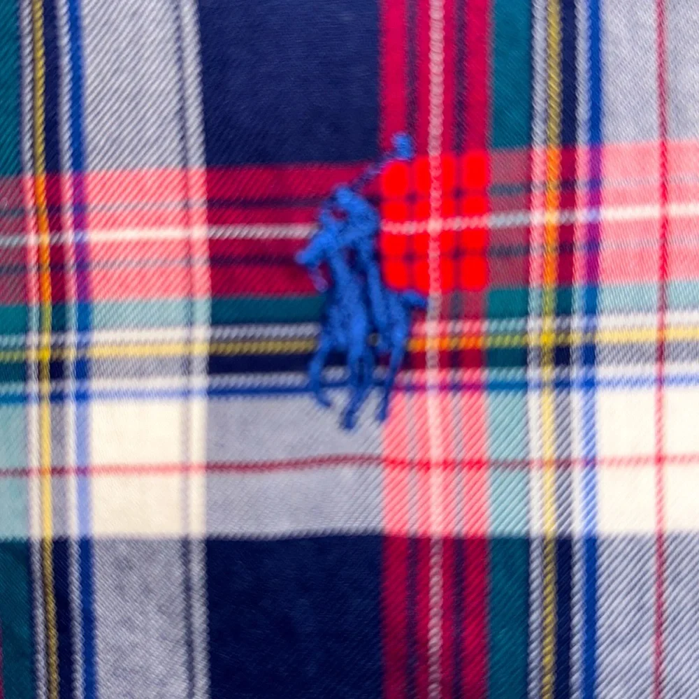 RALPH LAUREN🐎Button Down PLAID SHIRT Mens XL
